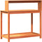 vidaXL - Oppottafel - met - schappen - 108x50x109,5 - cm - grenenhout - bruin