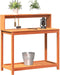 vidaXL - Oppottafel - met - schappen - 108x50x109,5 - cm - grenenhout - bruin