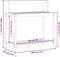 vidaXL - Oppottafel - met - schappen - 108x50x109,5 - cm - massief - grenenhout - wit