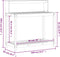 vidaXL - Oppottafel - met - schappen - 108x50x109,5 - cm - massief - douglashout