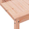 vidaXL - Oppottafel - met - schappen - 108x50x109,5 - cm - massief - douglashout