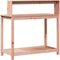 vidaXL - Oppottafel - met - schappen - 108x50x109,5 - cm - massief - douglashout