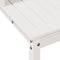 vidaXL - Oppottafel - met - schappen - 108x50x109,5 - cm - massief - grenenhout - wit