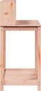 vidaXL - Oppottafel - met - schappen - 108x50x109,5 - cm - massief - douglashout