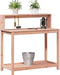 vidaXL - Oppottafel - met - schappen - 108x50x109,5 - cm - massief - douglashout