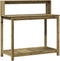vidaXL - Oppottafel - met - schappen - 108x50x109,5 - cm - geïmpregneerd - hout