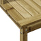 vidaXL - Oppottafel - met - schappen - 108x50x109,5 - cm - geïmpregneerd - hout