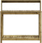 vidaXL - Oppottafel - met - schappen - 108x50x109,5 - cm - geïmpregneerd - hout