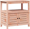 vidaXL - Oppottafel - met - schappen - 82,5x45x81 - cm - massief - douglashout