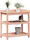 vidaXL - Oppottafel - met - schappen - 82,5x45x86,5 - cm - massief - douglashout