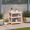 vidaXL - Oppottafel - met - schappen - 82,5x45x86,5 - cm - massief - douglashout