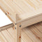 vidaXL - Oppottafel - met - schappen - 82,5x45x86,5 - cm - massief - grenenhout