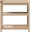 vidaXL - Oppottafel - met - schappen - 82,5x45x86,5 - cm - massief - grenenhout