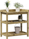 vidaXL - Oppottafel - met - schappen - 82,5x45x86,5 - cm - geïmpregneerd - hout