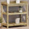 vidaXL - Oppottafel - met - schappen - 82,5x45x86,5 - cm - geïmpregneerd - hout