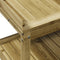 vidaXL - Oppottafel - met - schappen - 82,5x45x86,5 - cm - geïmpregneerd - hout