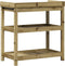 vidaXL - Oppottafel - met - schappen - 82,5x45x86,5 - cm - geïmpregneerd - hout