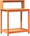 vidaXL - Oppottafel - met - schappen - 82,5x50x109,5 - cm - grenenhout - bruin