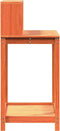vidaXL - Oppottafel - met - schappen - 82,5x50x109,5 - cm - grenenhout - bruin