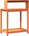 vidaXL - Oppottafel - met - schappen - 82,5x50x109,5 - cm - grenenhout - bruin