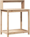 vidaXL - Oppottafel - met - schappen - 82,5x50x109,5 - cm - massief - grenenhout