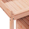 vidaXL - Oppottafel - met - schappen - 82,5x50x109,5 - cm - massief - douglashout