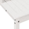 vidaXL - Oppottafel - met - schappen - 82,5x50x109,5 - cm - massief - grenenhout - wit
