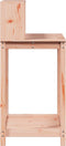 vidaXL - Oppottafel - met - schappen - 82,5x50x109,5 - cm - massief - douglashout