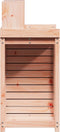 vidaXL - Oppottafel - met - schappen - 82,5x50x109,5 - cm - massief - douglashout