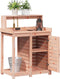 vidaXL - Oppottafel - met - schappen - 82,5x50x109,5 - cm - massief - douglashout