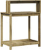 vidaXL - Oppottafel - met - schappen - 82,5x50x109,5 - cm - geïmpregneerd - hout