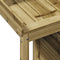 vidaXL - Oppottafel - met - schappen - 82,5x50x109,5 - cm - geïmpregneerd - hout