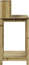 vidaXL - Oppottafel - met - schappen - 82,5x50x109,5 - cm - geïmpregneerd - hout