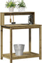 vidaXL - Oppottafel - met - schappen - 82,5x50x109,5 - cm - geïmpregneerd - hout