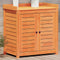 vidaXL - Oppottafel - met - schappen - 82,5x50x86,5 - cm - grenenhout - bruin
