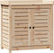 vidaXL - Oppottafel - met - schappen - 82,5x50x86,5 - cm - massief - grenenhout