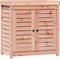 vidaXL - Oppottafel - met - schappen - 82,5x50x86,5 - cm - massief - douglashout