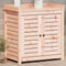 vidaXL - Oppottafel - met - schappen - 82,5x50x86,5 - cm - massief - douglashout