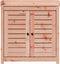 vidaXL - Oppottafel - met - schappen - 82,5x50x86,5 - cm - massief - douglashout