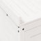 vidaXL - Oppottafel - met - schappen - 82,5x50x86,5 - cm - massief - grenenhout - wit