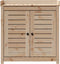 vidaXL - Oppottafel - met - schappen - 82,5x50x86,5 - cm - massief - grenenhout