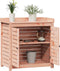 vidaXL - Oppottafel - met - schappen - 82,5x50x86,5 - cm - massief - douglashout