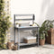 vidaXL - Oppottafel - met - spoelbak - 147,5x44x139,5 - cm - vurenhout - grijs