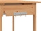 vidaXL - Oppottafel - met - spoelbak - 147,5x44x139,5 - cm - vurenhout - bruin