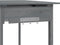 vidaXL - Oppottafel - met - spoelbak - 147,5x44x139,5 - cm - vurenhout - grijs