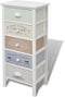 vidaXL - Opslagkast - met - 5 - lades - Franse - stijl - hout