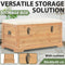 vidaXL - Opslagkist - met - kussen - 80x40x40 - cm - MDF