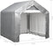 vidaXL - Opslagtent - 180x180 - cm - gegalvaniseerd - staal - grijs