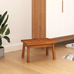 vidaXL - Opstapkruk - 38x26x22 - cm - massief - acaciahout