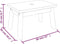 vidaXL - Opstapkruk - 38x26x22 - cm - massief - acaciahout